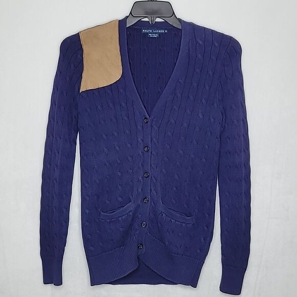 Vintage Ralph Lauren Button Down Cardigan Size Medium - Picture 1 of 10
